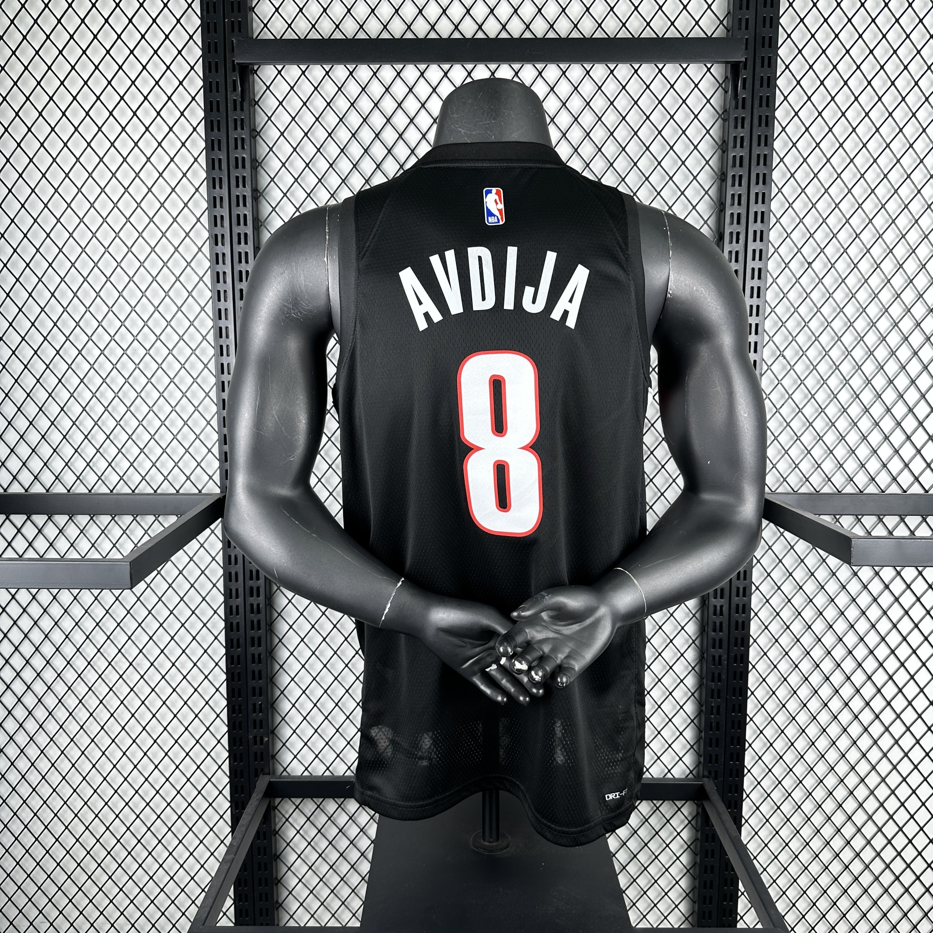 Men Portland Trail Blazers #8 Avdija black 2026 NBA jersey 0906001